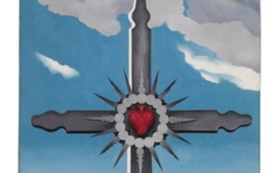 Cross with Red Heart , Georgia O'Keeffe