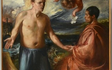 Damon Lehrer (Boston MA) Oil on Canvas