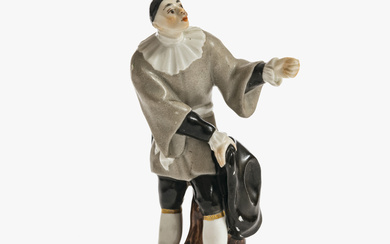 "Doctor Poloward" from the series of the "Große Theaterfiguren" - Closter Veilsdorf, 2nd half of the 18th century, model by Wenzel Neu