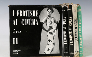 EROTICA. – Lo DUCA. L’ Érotisme au Cinéma. Paris: Jean-Jacques Pauvert, 1960-1