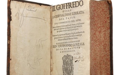 Early 17th-Century Edition of Torquato Tasso's La Gerusalemme Liberata , With Commentary