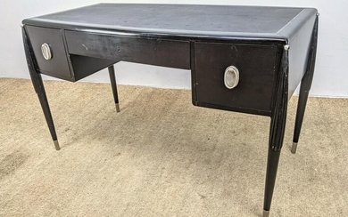 Ebonized French style Desk. ƒmile-Jacques Ruhlmann styl