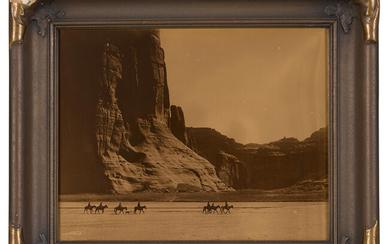 Edward S. Curtis (1868-1952) Cañon de Chelley, Navajo