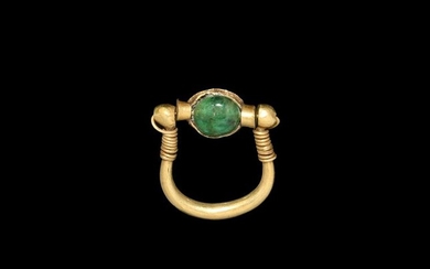 Egyptian Gold Swivel Ring