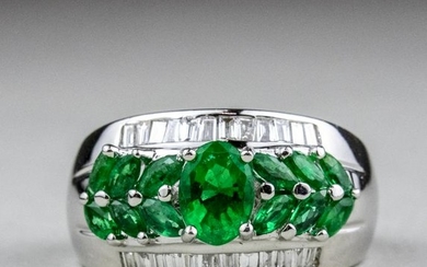 Emerald & Diamond Ring *