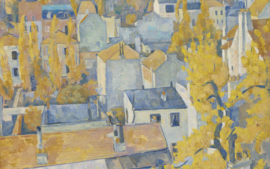 Émile Bernard (1868-1941), Vue des toits