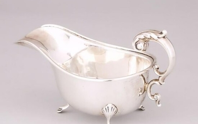 English Silver Sauce Boat, S. Blanckensee & Son