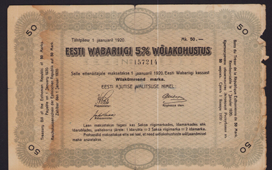 Estonia 50 Marka 1.1.1920