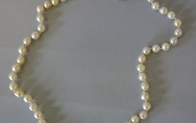Fine Single Strand Natural Pearl Necklace