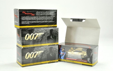 Four Boxed Corgi James Bond 007 Die Another Day Gold