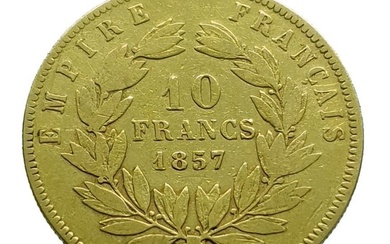 France. 10 Francs 1857-A Napoleon III