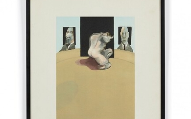 Francis BACON 1909-1992) Metropolitan triptych - 1981 - partie centrale