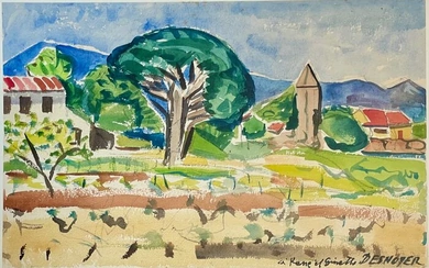François Desnoyer (1894-1972) - Village de Provence