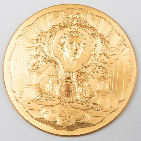 French Medallion Commerating The Hôtel des Monnaies