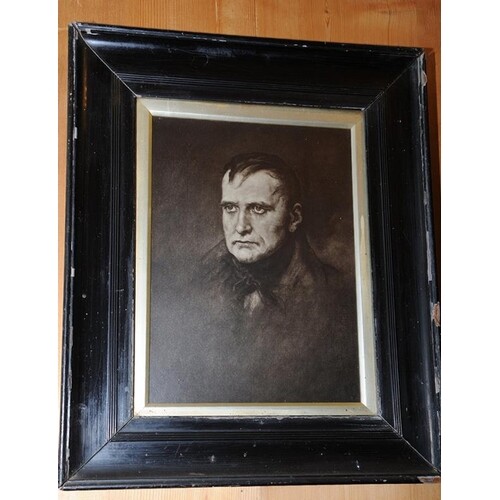 French School "Portrait of Napoleon Bonaparte" framed print ...