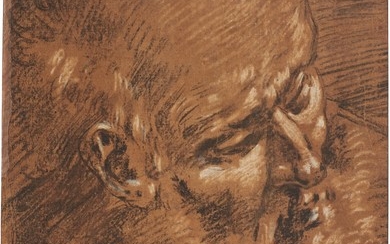 GIACOMO CAVEDONE | THE HEAD OF AN OLD MAN, PROBABLY ST JOSEPH