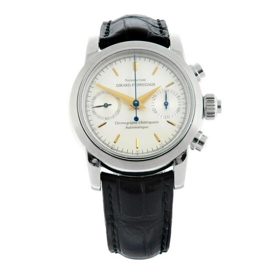 GIRARD-PERREGAUX - a Chronographe Ã Rattrapante wrist watch. Stainless steel