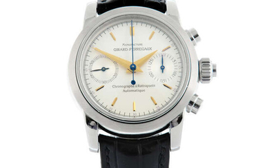 GIRARD-PERREGAUX - a stainless steel Chronographe à Rattrapante wrist watch, 38mm.