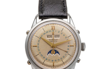 GUBELIN, IPSOMATIC, TRIPLE DATE MOONPHASE, TWO-TONE DIAL