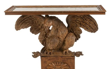 Georgian Style Carved Eagle Console Table