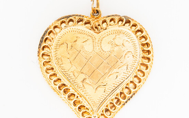 Gold Heart-shaped Locket