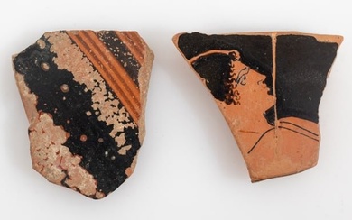 Greek Vase Fragments of Painter Euaion, 2