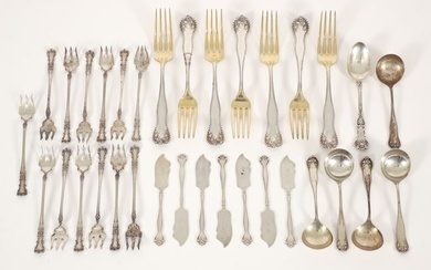 Group of 33 Pieces of Sterling Silver Flatware