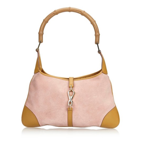 Gucci - Bamboo Suede Jackie Handbag Handbag