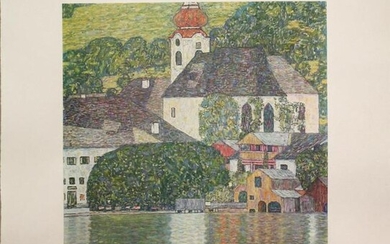 Gustav Klimt (After) - Kirche am Woldgangsee