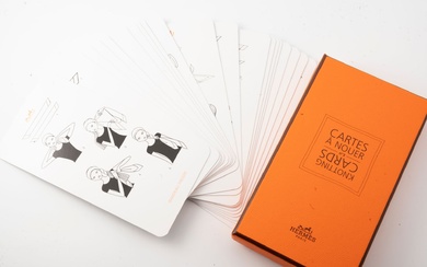 HERMES, Paris Jeu de cartes à nouer (Numéro... - Lot 337 - Copages Auction Paris