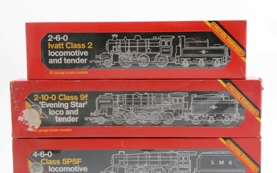 Hornby OO gauge model railway locomotives R857, R061, R065
