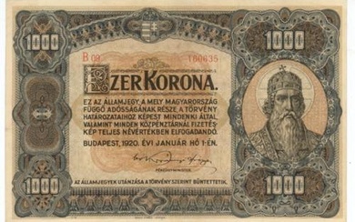 Hungary 1000 Korona 1920