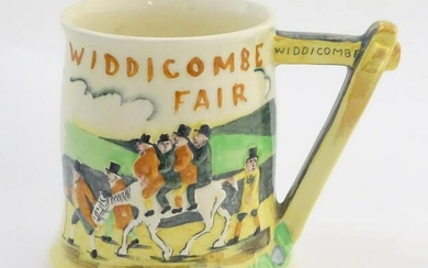 Hunting: A 20thC Crown Devon Fieldings Widdicombe Fair
