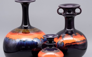 Hutschenreuther Renée Neue - Vase (3) - West German Pottery - Ceramic