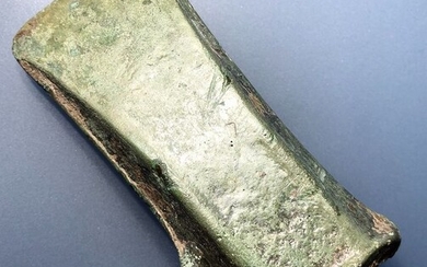 Iron Age Bronze Socketed, Looped Axe Head - 9.6×.×. cm