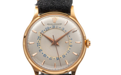 JAEGER LECOULTRE, REF. 2777, BUTTON OPERATED DATE, PINK GOLD