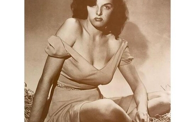 Jane Russell Pin Up Girl Sepia Photo Print