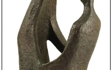 Jason Seley Large Original Full Round Bronze Dance Sculpture Abstract Signed Art
