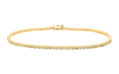 Jewellery Tennis bracelet TENNIS BRACELET, 18K white gold, brilliant c...