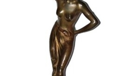Johan Eduard Dannhauser (1869) - Figure, Sculpture (1) - Bronze - ca. 1900