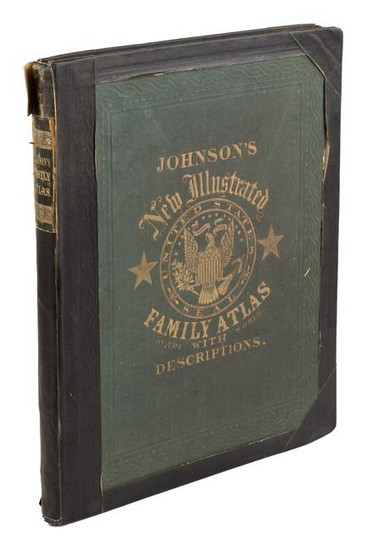 Johnson's Civil War era Family Atlas, 1863