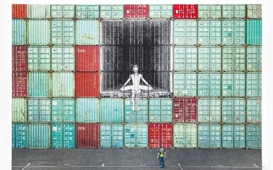 Jr (1983) - In The Container Wall, Le Havre, France, 2014