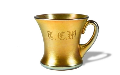 L. C. Tiffany Gold Favrile Cup