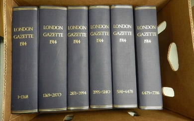 LONDON GAZETTE 1914-1917