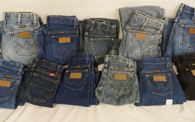 LOT OF 14 PAIRS OF WANGLER JEANS