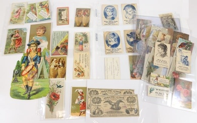 LOT OF VICTORIAN TRADE CARDS