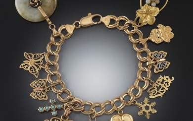 Ladies' Vintage Charm Bracelet