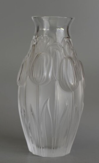 Lalique - Tulip Vase - Crystal