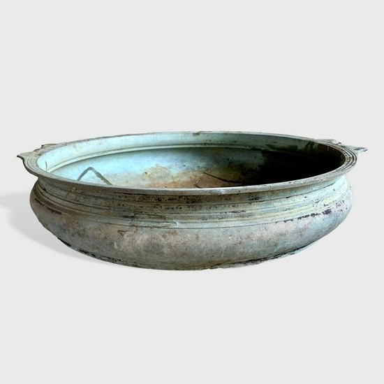 Large Bronze Urli Bowl, India