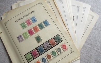 Liechtenstein 1912/1960 - Almost complete collection of stamps